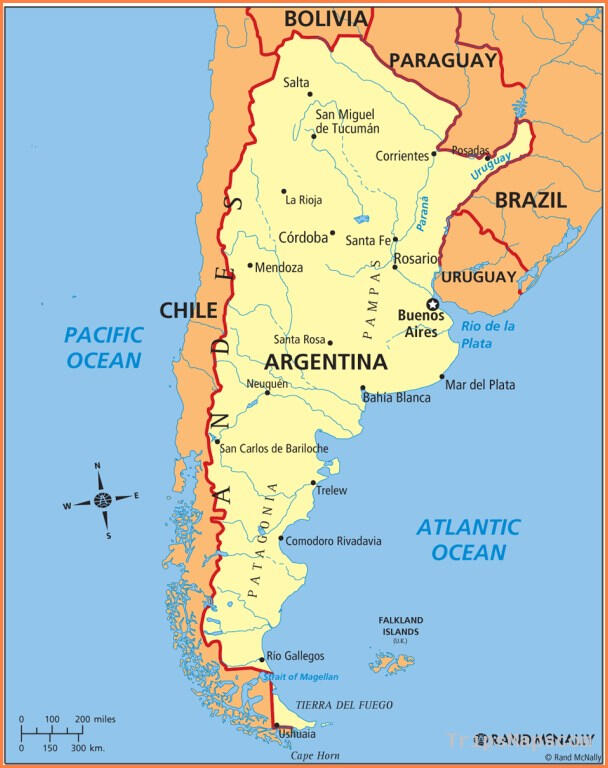 Map of Argentina